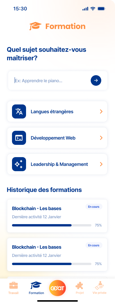 The Goat - Formation personnalisée